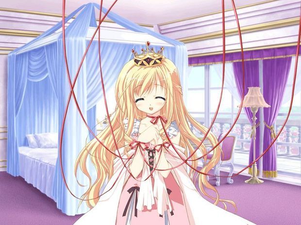 一部动漫女主是黄色<em>头发</em>蓝色眼睛长得很象公主