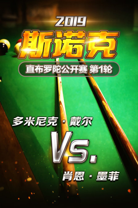 2019斯诺克直布罗陀公开赛 第1轮 多米尼克·戴尔VS肖恩·墨菲