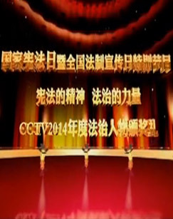 宪法的精神法治的力量CCTV2014年度法治人物颁奖礼