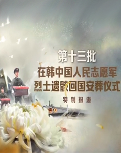 第十三批在韩中国人民志愿军烈士遗骸回国安葬仪式特别报道