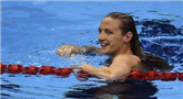 游泳女子200米个人混合泳决赛：霍斯祖破纪录夺冠