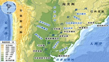 基本简介 (图)地图 拉普拉塔河位于南美洲乌拉圭和阿根廷之间,在