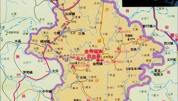 广西柳州金秀瑶族自治县地图地图