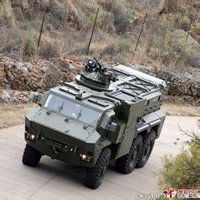 英国bae系统公司地面系统分部南非omc分公司推出的rg-35防地雷装甲车