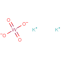 钨酸钾,英文名称为potassium tungstate,cas号为7790-60-5,分子式