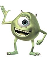 英文名称:mike (michael wazowski)  中文名称: 大眼仔 / 麦克华斯基