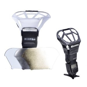 闪光灯 机顶 80-20 反光铲 四种附件 反光板 柔