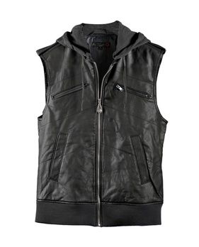 GUESS <em>男带帽马甲</em>Z13L01 - 马甲/男士上衣/男