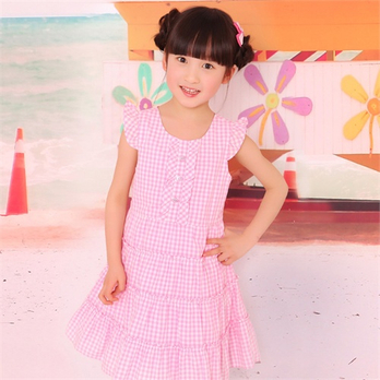 大童女装 儿童衣服服装 童装女童夏季 - 儿童裙