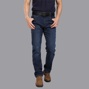 皮尔卡丹男士弹力修身牛仔裤203208 蓝色 腰围