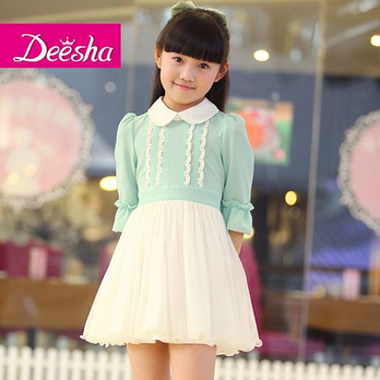<em>DEESHA 笛莎 女童装</em> 新品气质名媛公主连衣裙