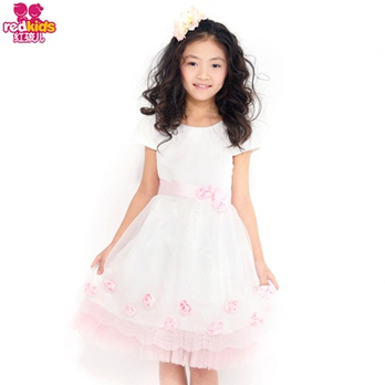 <em>红孩儿童装</em> 2013春装新品 <em>女童</em>连衣裙公主裙 2