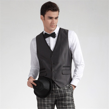 丹唛卡其2013秋冬新款男士修身西服<em>马甲男正</em>