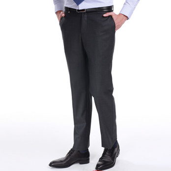 裤 男士经典商务毛料西裤 无褶款 31码2.34尺7