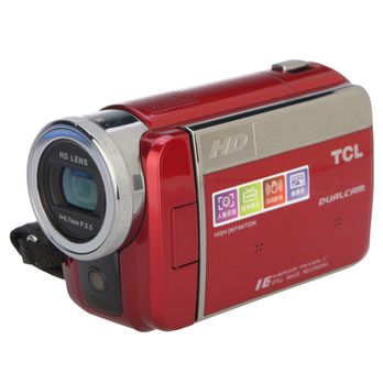 TCL闪存式数码摄像机776红色 - 数码摄像机\/摄