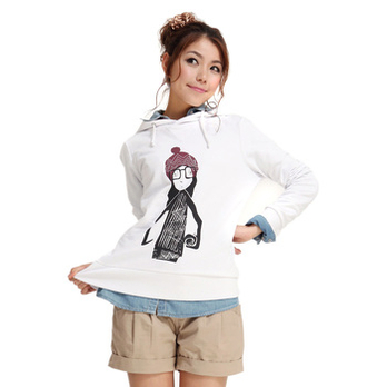 <em>唐狮开衫</em>带帽卫衣111321032450 漂白 S - 卫衣