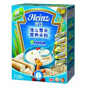 亨氏一段淮山薏米营养米粉225g(辅食添加初期