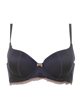 13Q1ELLE华丽<em>甜美文胸</em>1WD154深蓝色C70 -