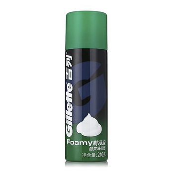 吉列剃须泡酷爽薄荷型 210g - 剃须刀\/刀片\/刀架
