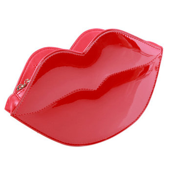 皮仕伦尔正品 欧美<em>流行新款女包</em>烈焰红唇手拿