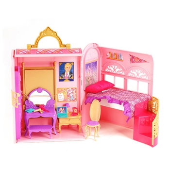 Babie正品 芭比娃娃公主学校之甜甜屋 过家家