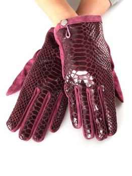 飞拉丹顿 \/ 女士时尚印花手套 - 手套\/服装配饰\/