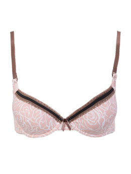 ELLE<em>花朵</em>印花<em>文胸</em>1WD107<em>粉红</em>85C - <em>文胸</em>/女