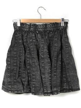 NICE CLAUP 仿牛仔水洗短裙 (女款) - 半裙\/半