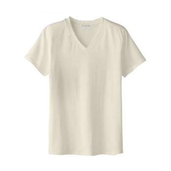 潮停 夏装男士V领短袖T恤 鸡心领男短体恤 修身