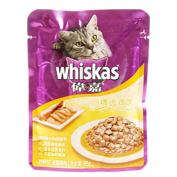 伟嘉妙鲜包猫粮精选鸡肉10064538(85g) - 猫粮
