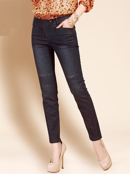 wandian<em>婉甸</em>牛仔蓝长裤1124133,S - 牛仔裤/女