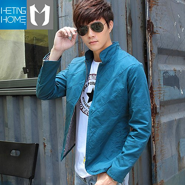HetingHOME 韩国男装2013<em>秋装新款</em>立领夹克