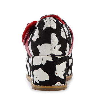 ddv+松糕单鞋真皮厚底欧美<em>女鞋松高</em>鞋真羊皮