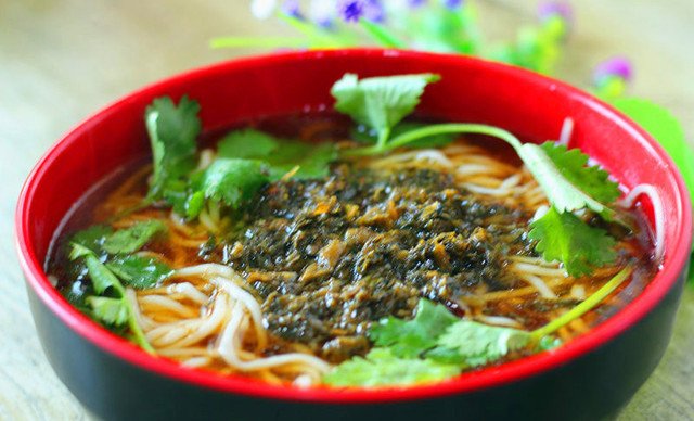 雪菜面1份,美味不停歇