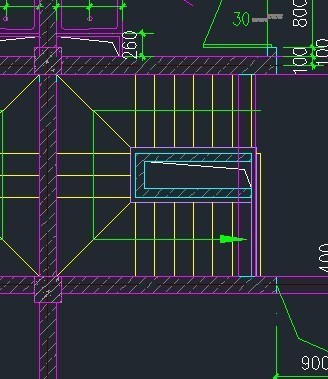 请问建筑画图中的台阶线是什么?在CAD中怎么
