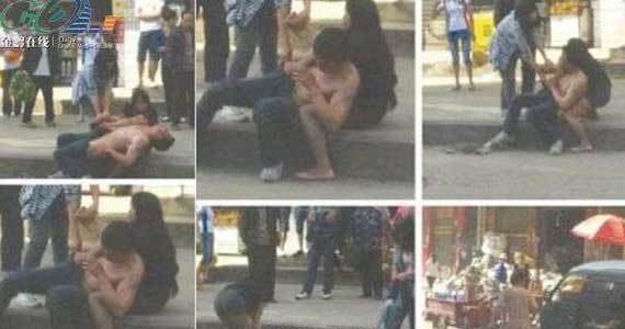 男子抢劫反被扒光图片