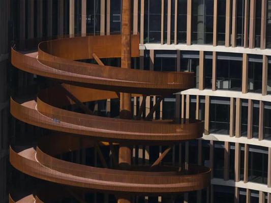 螺旋形建筑(采光良好,減少風阻) 結構地下室設計 第3張 螺旋形建筑(采光良好,減少風阻) 結構地下室設計 第3張