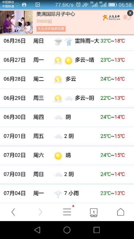 欧洲德国6月27到7月2号天气预报_360问答