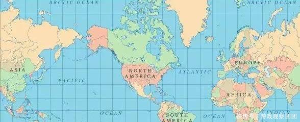 中国明明是东方大国,为何世界地图美国却在东