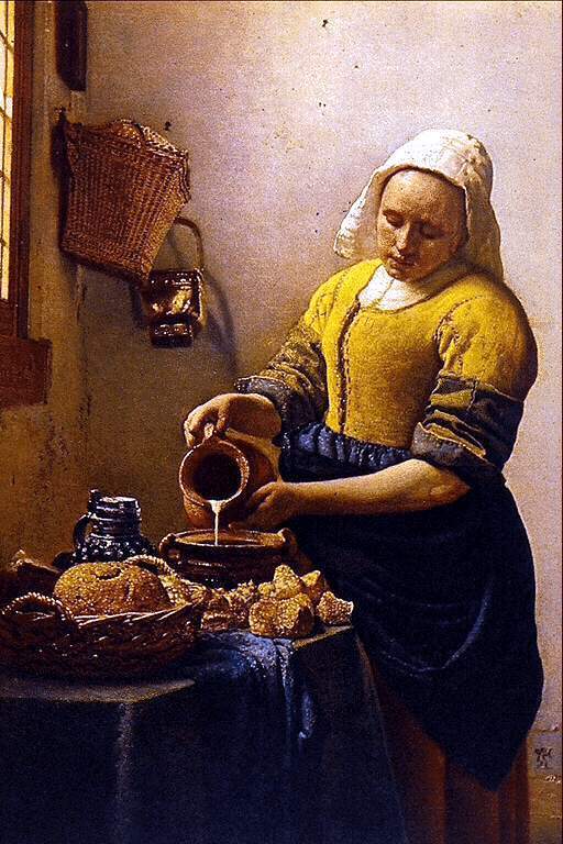 油画倒奶的女佣的感想_360问答