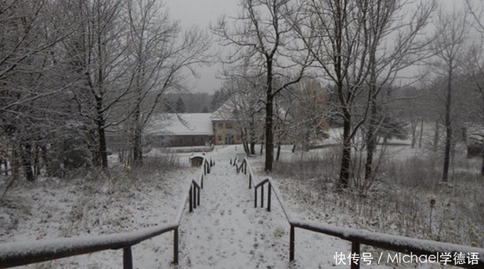 德语短新闻-巴伐利亚之雪