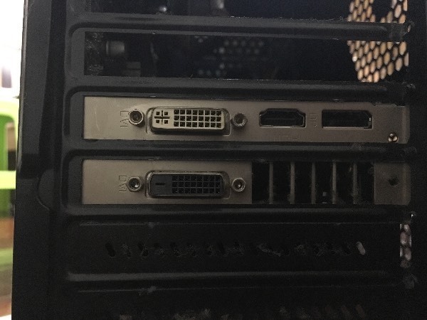 显卡r9 370如何接两个显示器?_360问答