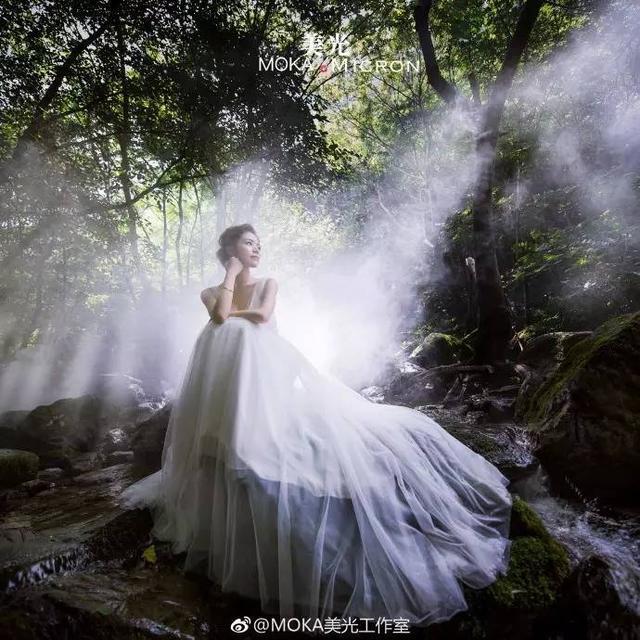 西安美景其实也很棒 这一组秦岭婚纱照美女仙气十足