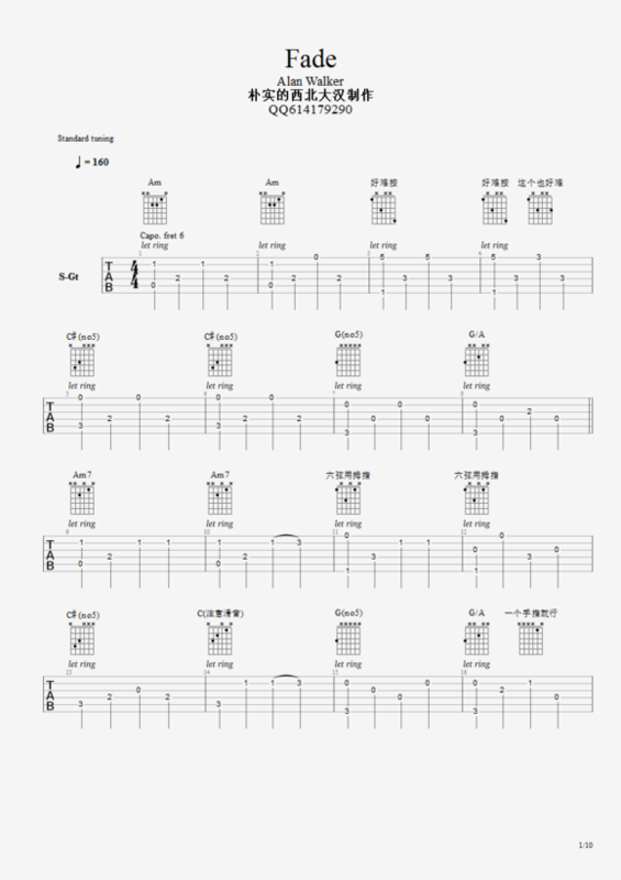 玫瑰吉他谱 贰佰原版 玫瑰吉他谱贰佰教学视频