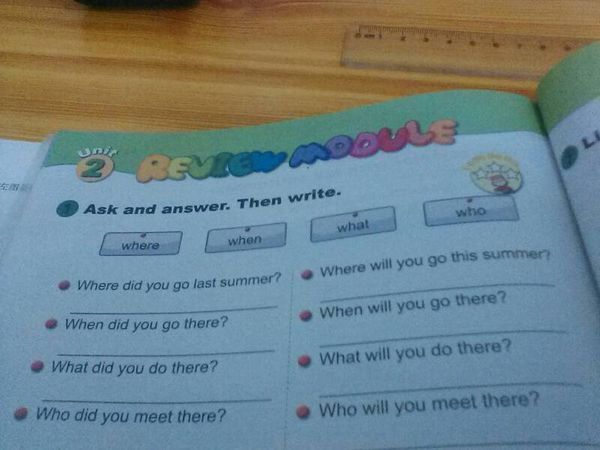 根据问题回答。(英语,小学五年级的)_360问答