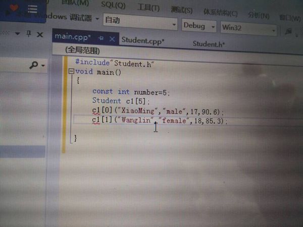 C++小问题改错一道:初始化数组对象_360问答