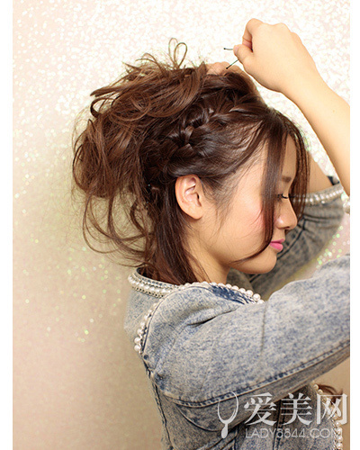 两款公主头扎法图解3分钟搞定甜美发型_360问