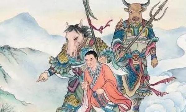 医院监控拍到牛头马面