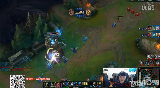 《LOL》UZI直播卢锡安VS伊泽瑞尔 14杀暴力