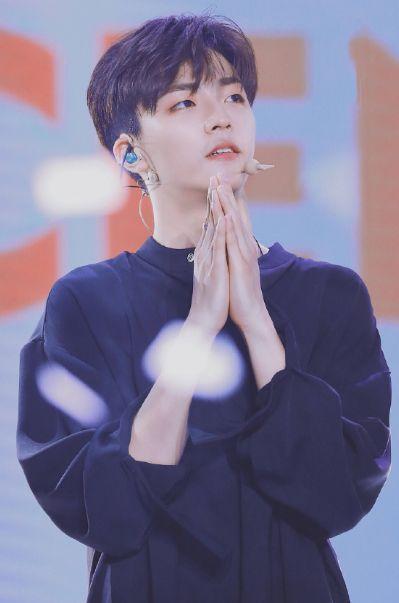 王子异更博晒陈立农背他的照片, 农农的五字评